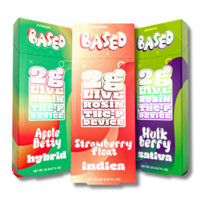 Based 2G Live Rosin THCP Disposables