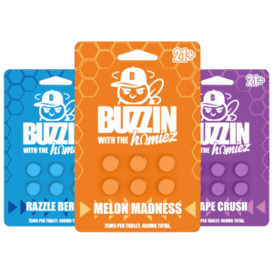 Buzzin With The Homiez 450mg Blister Packs