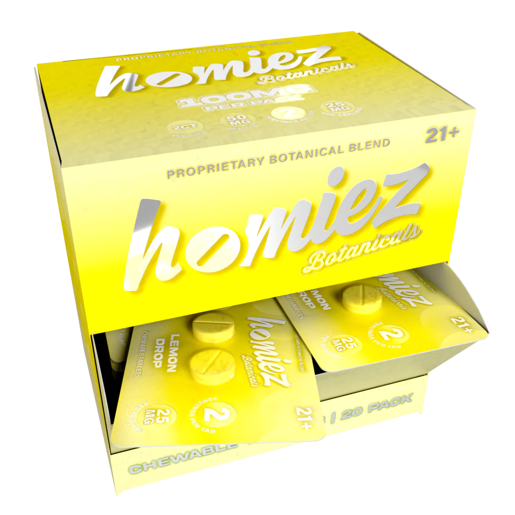 Lemon Drop Homiez Botaniclas Display Box